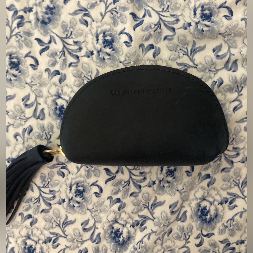 Portland Leather Goods Taco Tassel Pouch in Deep Water